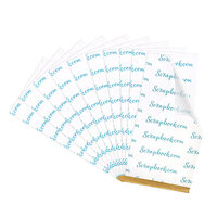 Scrapbook.com - Clear Double Sided Adhesive Sheets - 2.5 x 4.75 - 10 Sheets
