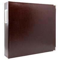 Scrapbook.com - 12x12 Three Ring Album - Chestnut Brown