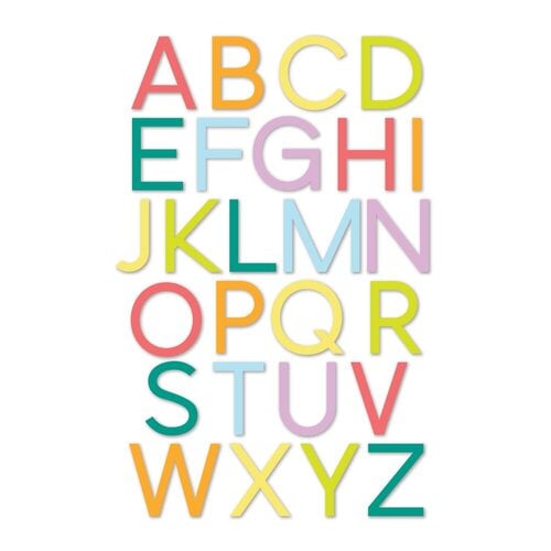Decorative Die Set - Classic Type Alphabet  