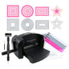 Spellbinders - Platinum 6 Die Cutting Machine - Tool N One Bundle - Black with Pink Cutting Plates - Nested Basics Bundle