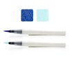 Scrapbook.com - Glitter Brush Marker Set - Blues - 2 Pack
