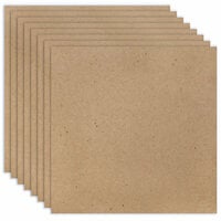 Scrapbook.com - 12 x 12 Chipboard - 2X Heavy - 85pt - Natural - Ten Sheets