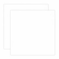 Scrapbook.com - 12 x 12 Chipboard - 1X Heavy - 50pt - White 2 Side - 2 Sheets