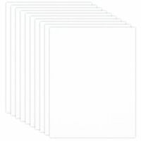 Scrapbook.com - 8.5 x 11 Chipboard - 1X Heavy - 50pt - White 2 Side - Ten Sheets