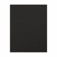 Scrapbook.com - 8.5 x 11 Chipboard - 1X Heavy - 50pt - Black - One Sheet
