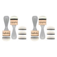 Scrapbook.com - Ink Blending Tools with Domed Foam Applicators (Includes: 4 Tools and 10 Refill Foams)