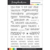 Scrapbook.com - Clear Photopolymer Stamp Set - Cheerful Sentiments