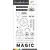 Scrapbook.com - Clear Photopolymer Stamp Set - Magical Day