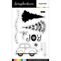 Scrapbook.com - Clear Photopolymer Stamp Set - Build a Scene - Joyful Ride