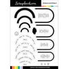 Scrapbook.com - Clear Photopolymer Stamp Set - Build and Layer - Rainbows and Wishes 2
