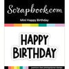 Scrapbook.com - Clear Photopolymer Stamp Set - Mini Happy Birthday