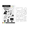 Scrapbook.com - Photopolymer Stamp Set and Coordinating Die - Party Animal