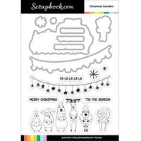 Scrapbook.com - Decorative Die and Photopolymer Stamp Set - Christmas Carolers