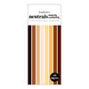 Scrapbook.com - Neutrals - Smooth Cardstock Paper Pad - Slimline - 3.5 x 8.5 - 40 Sheets