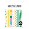 Scrapbook.com - Sherbet - Patterned Cardstock Paper Pad - Double Sided - 6x8 - 40 Sheets