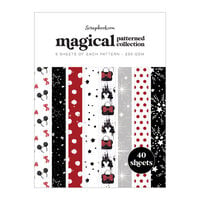 Scrapbook.com - Magical - Patterned Cardstock Paper Pad - Double Sided - 6x8 - 40 Sheets