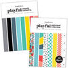 Scrapbook.com - Playful - Cardstock Paper Pad - 6x8 - Bundle of 2 Paper Pads - 80 sheets