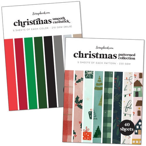  Christmas - Cardstock Paper Pad - 6x8 - Bundle of