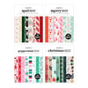 Scrapbook.com - Bright Christmas - Patterned Cardstock Paper Pad - Double Sided - 6x8 - Bundle of 4 Paper Pads - 160 Sheets