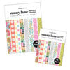 Scrapbook.com - Sunny Lane - Patterned Cardstock Paper Pad - 2 Pack Bundle - 6x8 and A2 - 80 Sheets