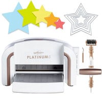 Spellbinders - Platinum 6 Die Cutting Machine - Nested Stars Bundle