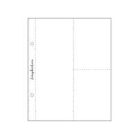 Scrapbook.com - 6x8 Page Protectors - 3x8 Two 3x4 - 10 Pack