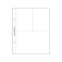 Scrapbook.com - 6x8 Page Protectors - 4x6 Two 3x4 - 10 Pack