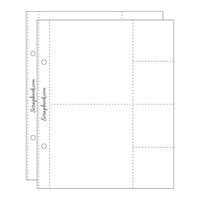 Scrapbook.com - 6x8 Page Protectors - Two 4x4 Four 2x2 Pockets - 20 Pack