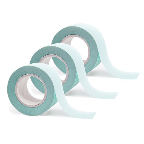 Mint Tape - Low Tack and Repositionable - 1 Inch Roll - 3 Pack 