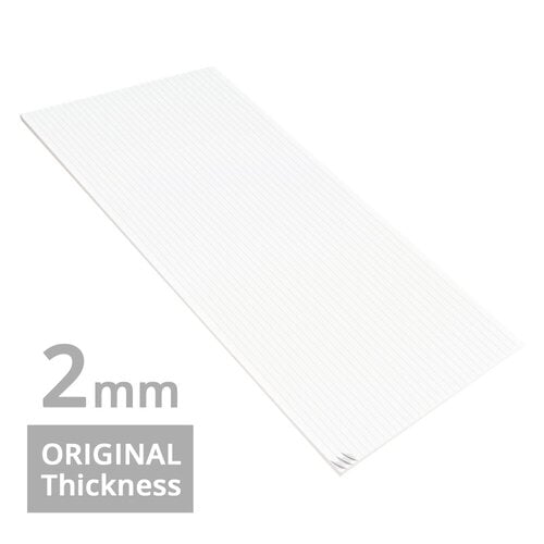 Double Sided Adhesive Foam Strips - 1 Sheet - 1/8 x 9 Inches - 2mm Thickness - 32 Strips 