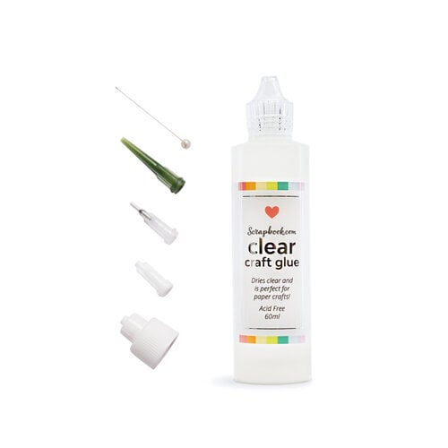 Perfectly Clear Craft Glue - Precision Tips and No Clog Pin Bundle 