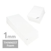 Scrapbook.com - Double Sided Adhesive Foam Strips and Sheets Combo Pack - 1mm Thickness