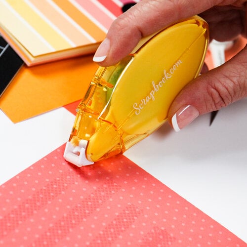 8m X 8mm Adhesive Glue Tape Roller, Adhesive Tape Pen Runner Dots Double  Sided Tape Dispenser For Card Making, Journal And Scrapbooking(2pcs, Color  Ra