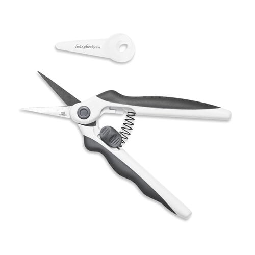  Scissors - EasyGrip Ergonomic - Stainless Steel - Spring  Action Precision - 6.5