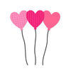 Scrapbook.com - Decorative Die Set - Mini Heart Balloons
