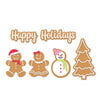 Scrapbook.com - Decorative Die Set - Gingerbread - Holiday Cookies
