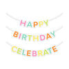 Scrapbook.com - Decorative Die Set - Birthday Sentiments Banners - Celebrate