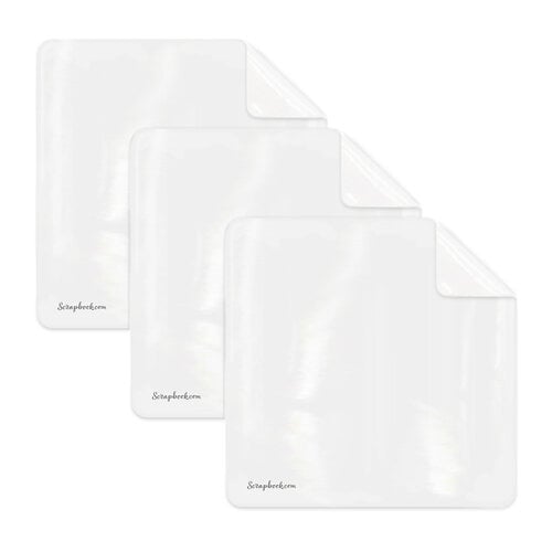 Project Grip - Double Sided Silicone Craft Mat - White -  Medium - 12x12 - 3 pack