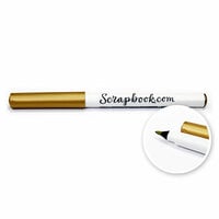 Scrapbook.com - Opaque Metallic Ink Marker - Medium - Gold