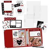 Scrapbook.com - Simple Scrapbooks - Magical Theme Park - Complete Kit with Red Album