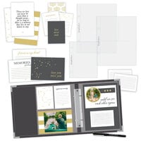 Scrapbook.com - Simple Scrapbooks - In Loving Memory - Complete Kit with Charcoal Gray Album