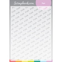 Scrapbook.com - Stencils - Fun - 6x8