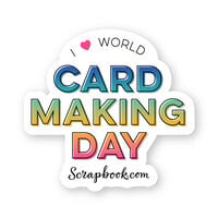 Scrapbook.com - World Card Making Day Sticker