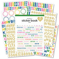 Scrapbook.com - Sticker Book - Preppy with Rich Gold Foil Accents