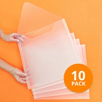 image of Scrapbook.com - Storage Envelopes - Plastic - 13x13 - Extra Large - 10 Pack