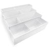 Scrapbook.com - Craft Room Basics - Large Stadium Organizer - 9 Compartments - White