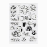 Studio Calico - Clear Photopolymer Stamps - Summer Vacation