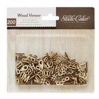 American Crafts - Studio Calico - Darling Dear Collection - Wood Veneer Pieces - Alphabet