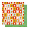 American Crafts - Studio Calico - Autumn Press Collection - 12 x 12 Double Sided Paper - Frolic