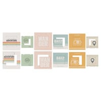 Studio Calico - Wanderlust Collection - Chipboard Stickers - Frames